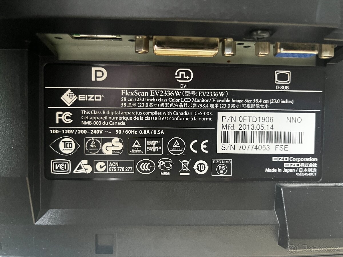 Monitor EIZO FlexScan 2336W - 7
