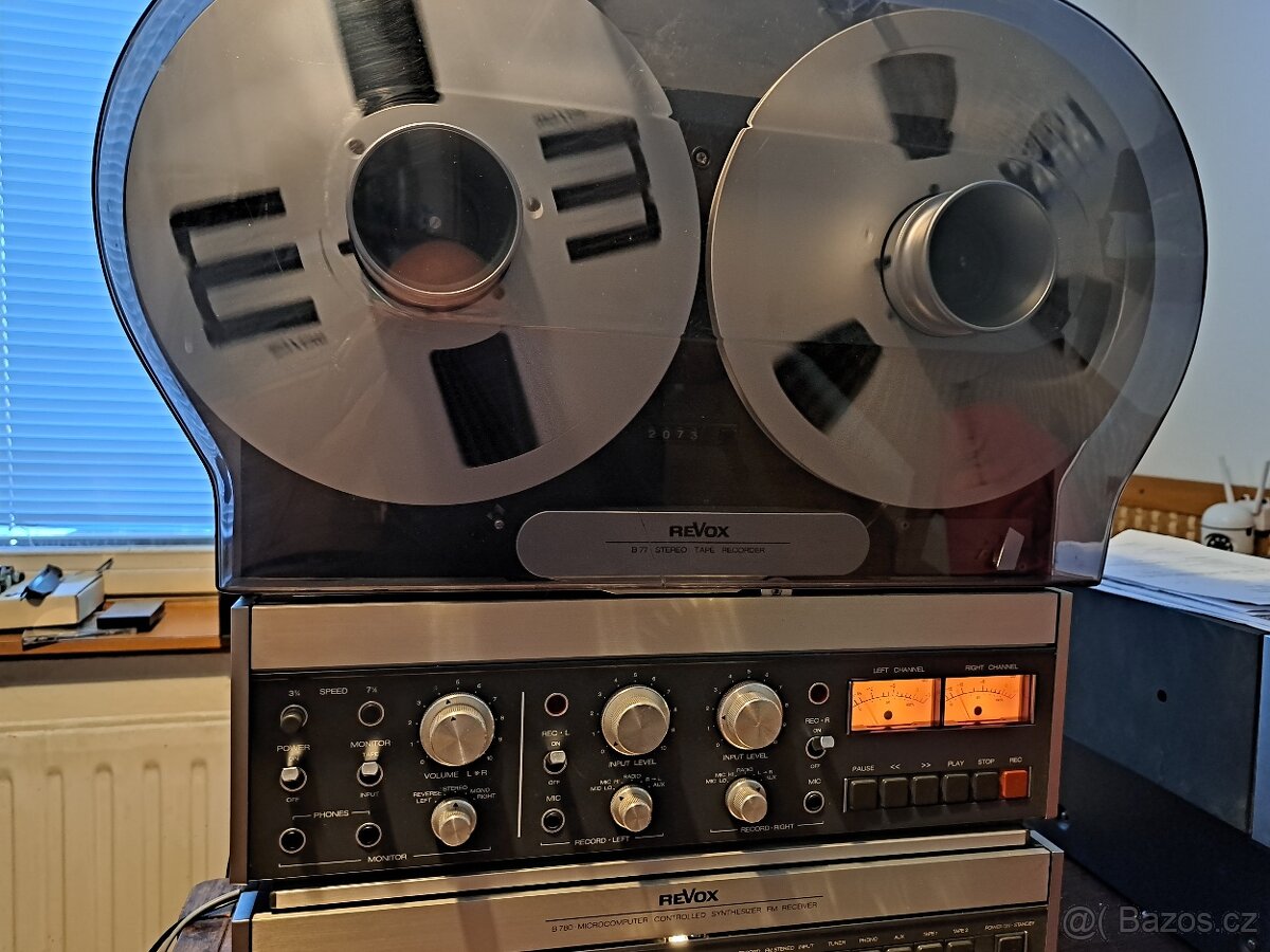 Revox B-77 top stav s příslušenstvím - 7