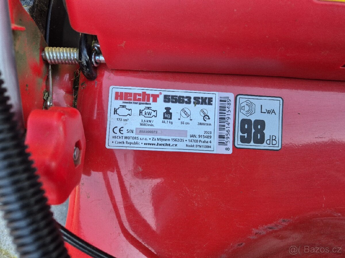 Sekačka s pojezdem - HECHT 5563 SXE 5 in 1
- 7