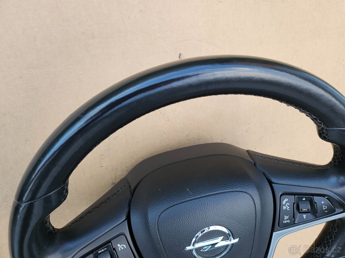 Opel Insignia Zafira Meriva volant multifunkční kůže airbag - 7