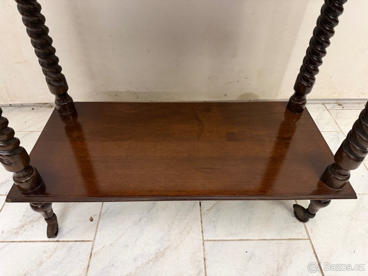 Starožitný konzolový stolek - 7