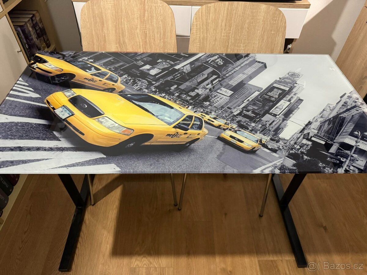 Sklenený stôl New York - 7