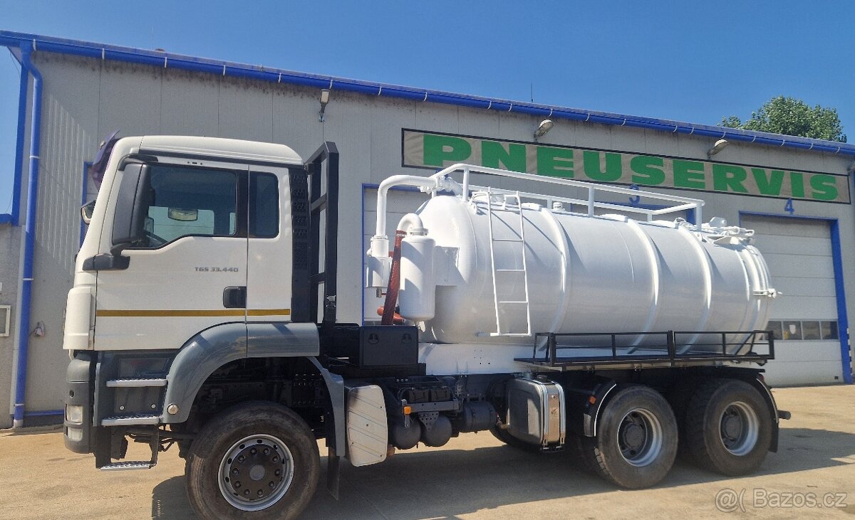 MAN 440 TGS 6x6, E4 ťahač a sklápač - 7