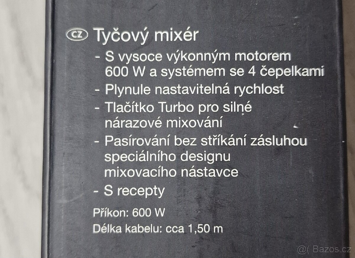 Tyčový mixér ponorný od značky silvercrest má čtyři nože - 7