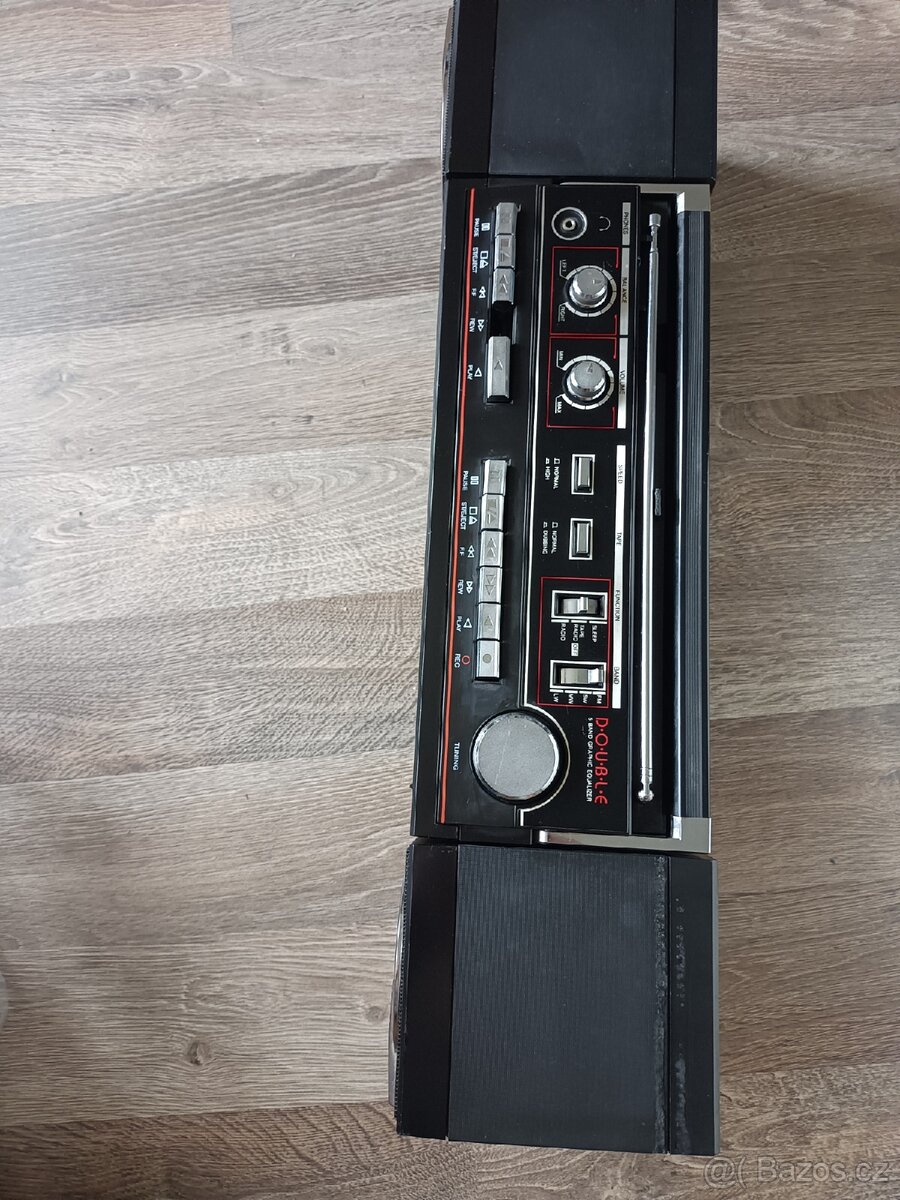 ABA 9090 radiomagnetofon retro 2 kazeťák Korea - 7