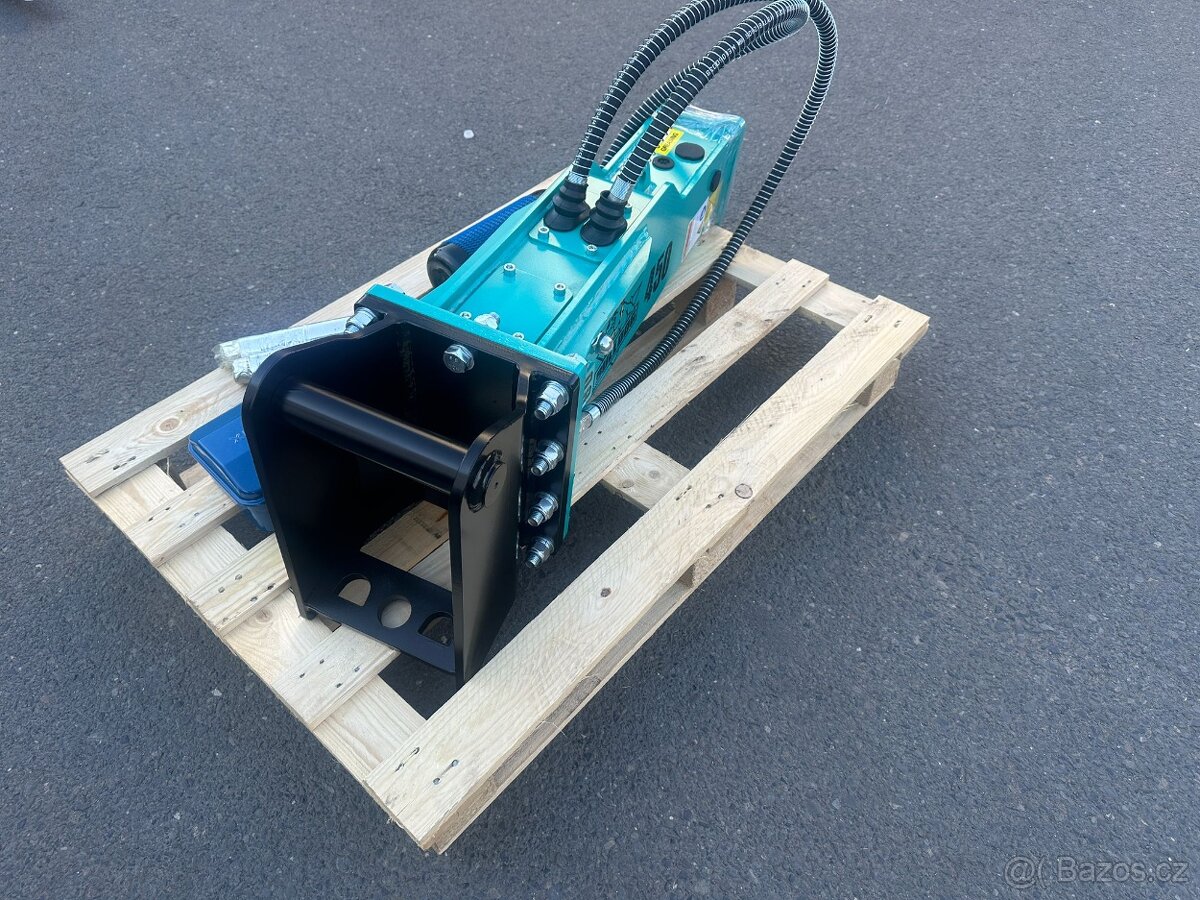 Hydraulické bourací kladivo s MS03 adaptérem-B450 1,2-3t - 7