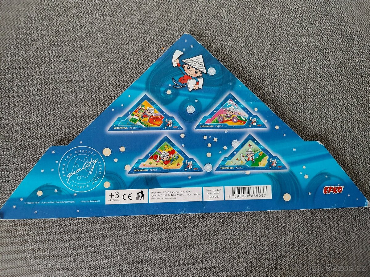 Puzzle Večerníček EFKO, Auta DINO –TOP STAV - 7