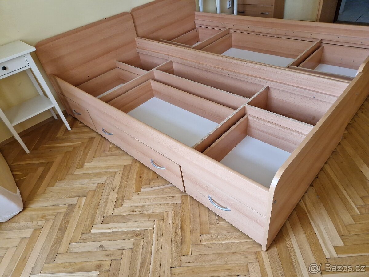 EXTRA NABÍDKA jen 20.12.2025 dva rámy postelí s rošty - 7