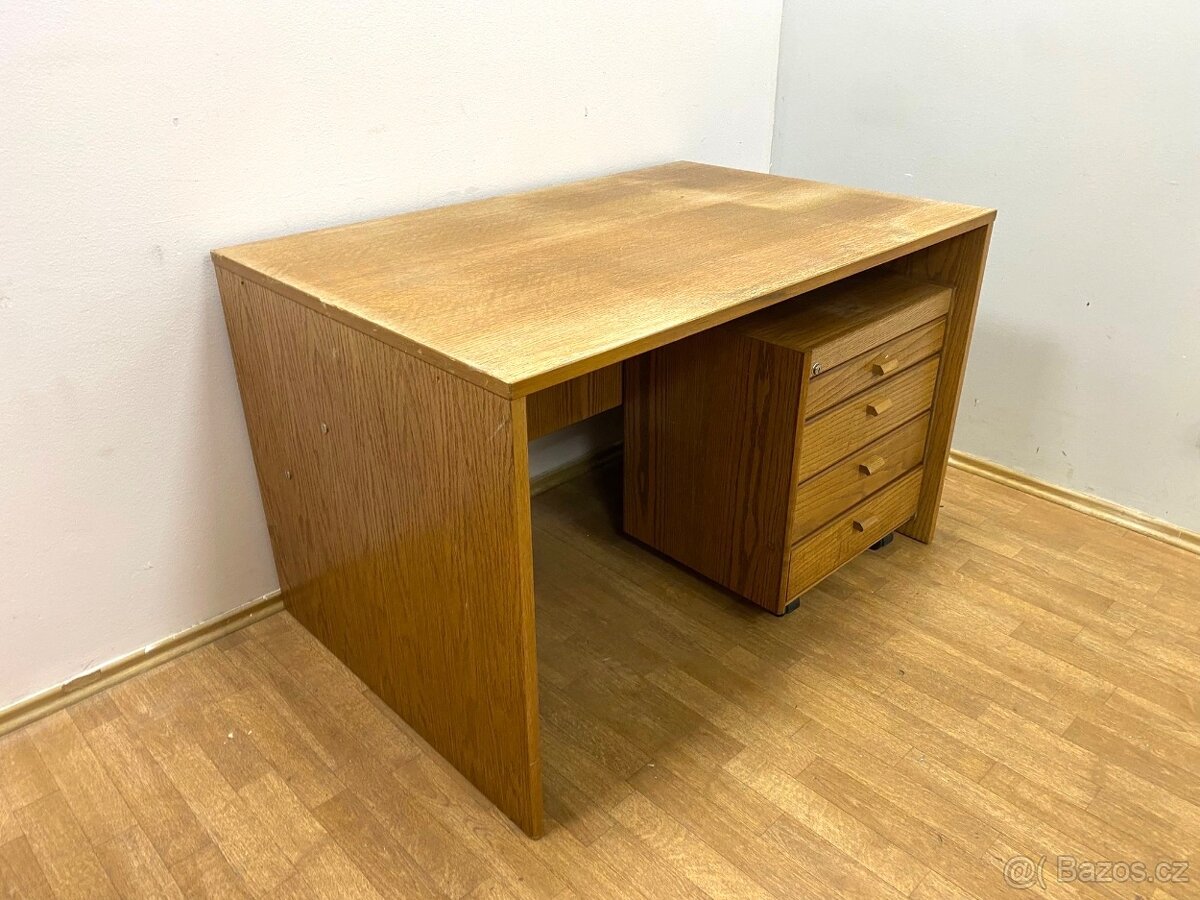 Retro psací stůl 80. léta - 7