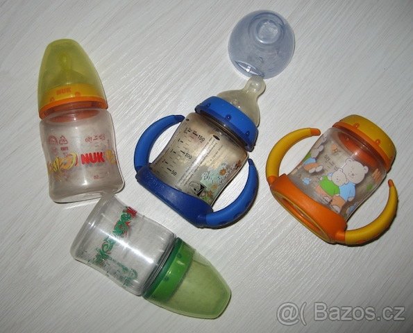 4x lahvička NUK FIRST CHOISE + 2x silikonová savička - 7