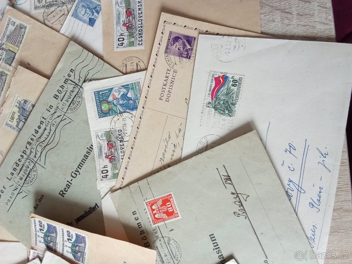 Staré obálky a dopisnice po sběrateli - 7