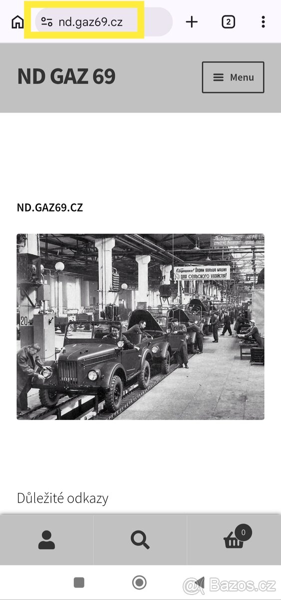 Uaz - zámky dveří - ORIGINÁL - 7