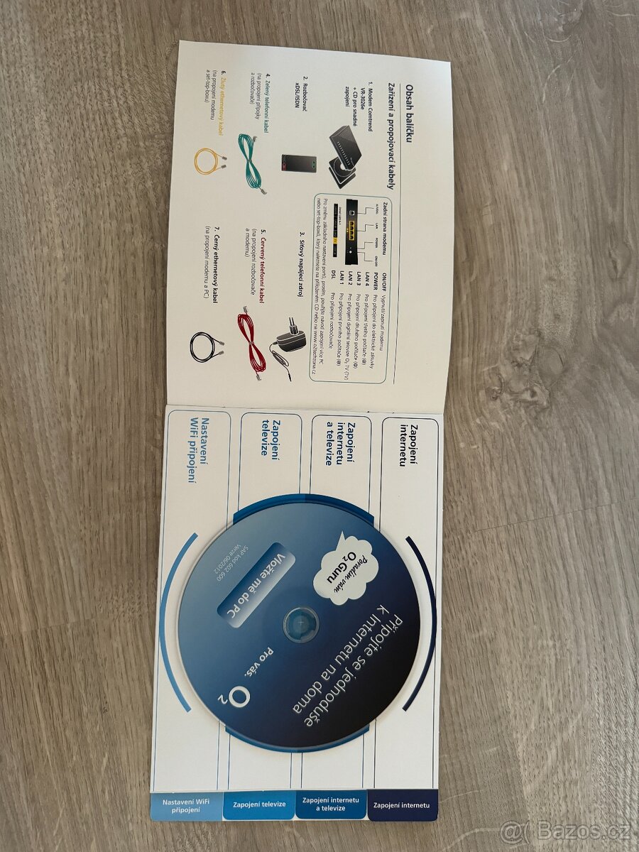 PRODÁNO, FUNKČNÍ MODEM COMTREND VR 3026e, Cena 199,- Kč - 7