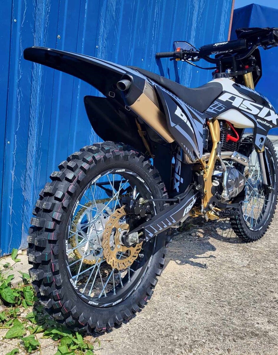 Pitbike ASIX XB-88 300ccm 21/18“ sivá - 7