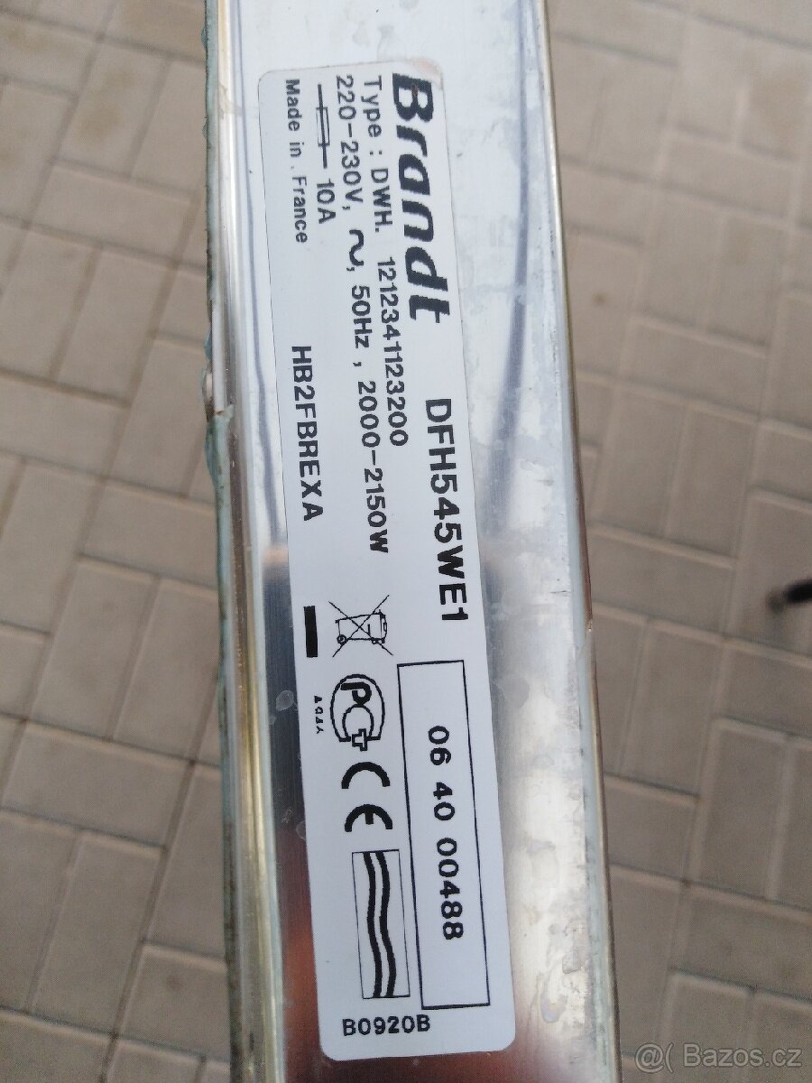 Brandt, díly myčky - 7