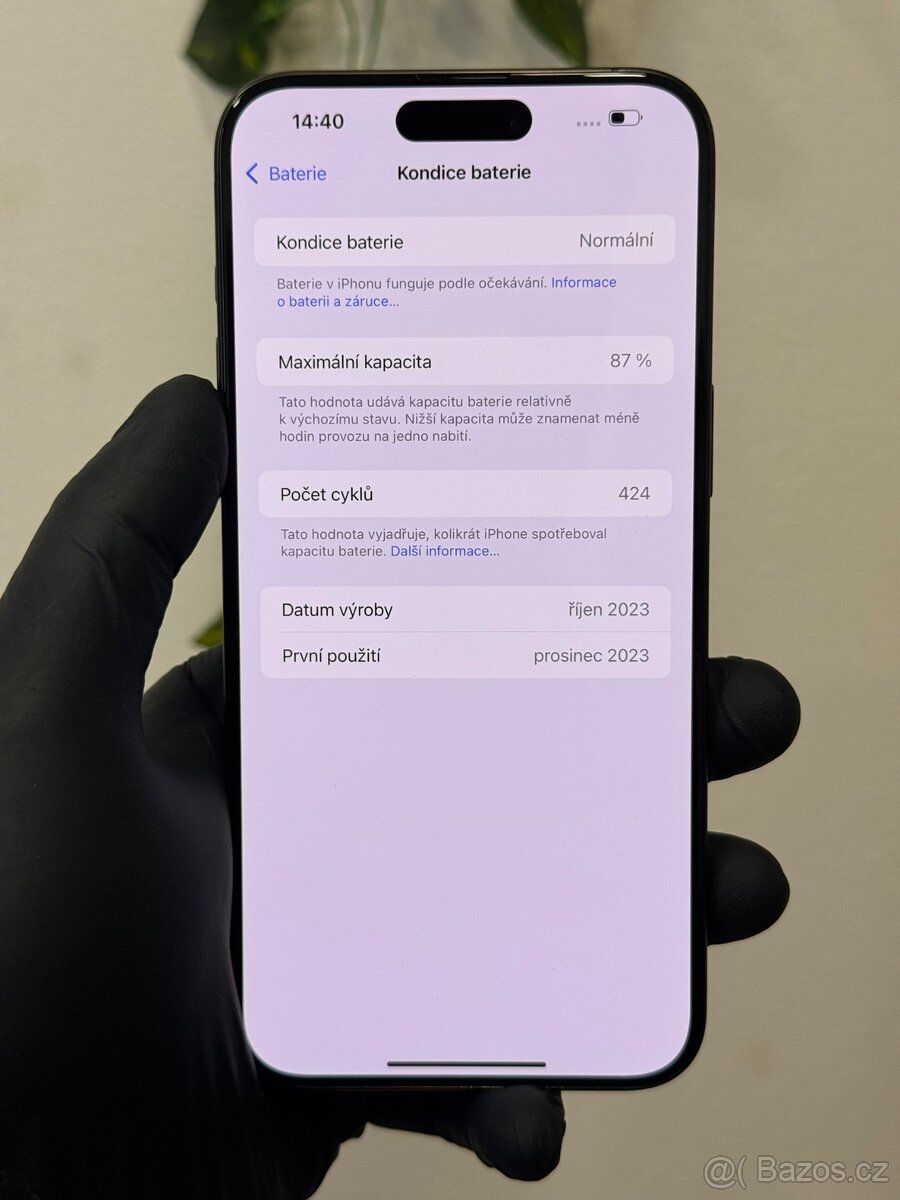 iPhone 15 Pro Max 256GB černý - 7