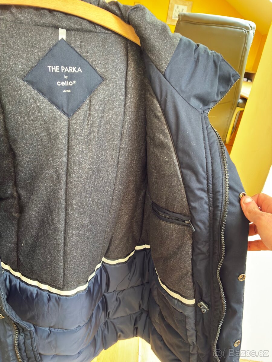Pánská parka CELIO vel. L - tmavě modrá - 7