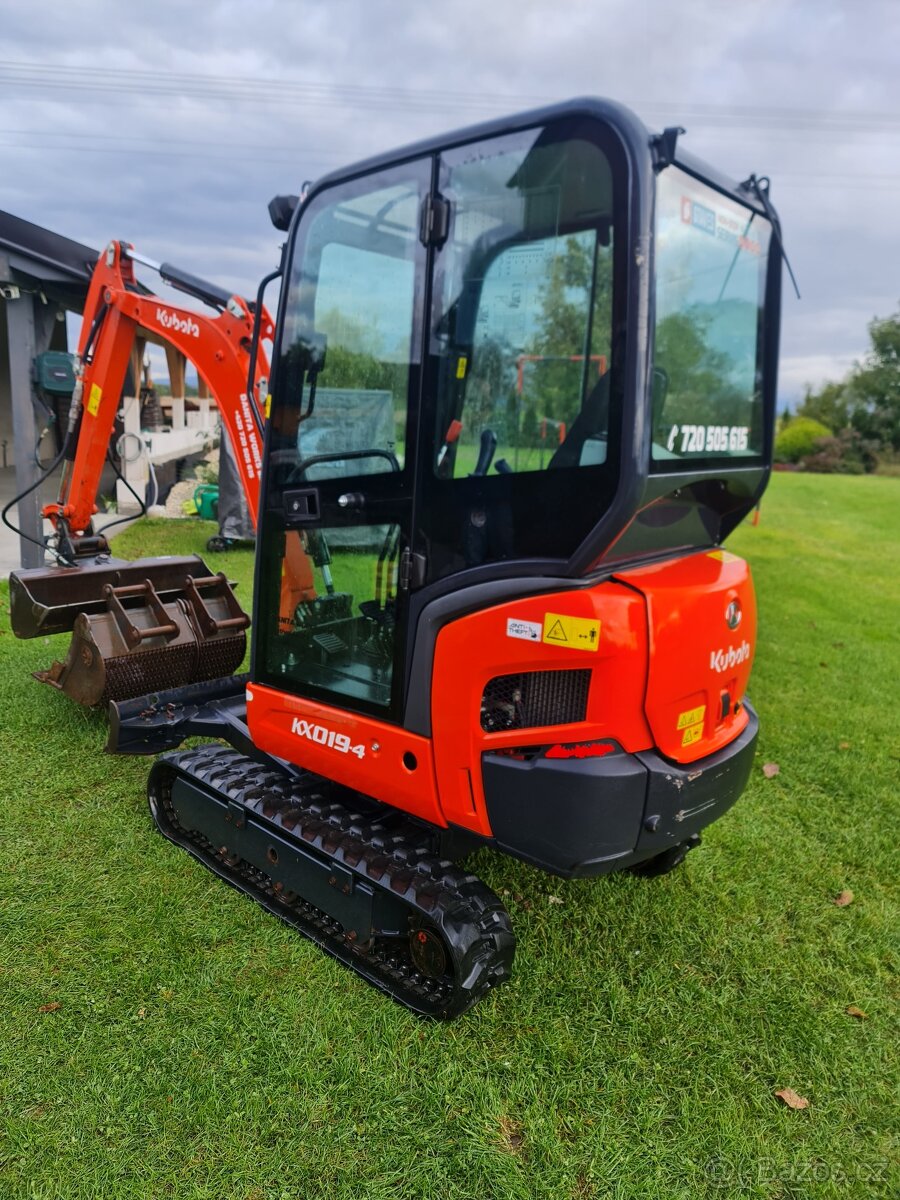 KUBOTA KX19-4 minibagr, rok 2022, 460mth - 7