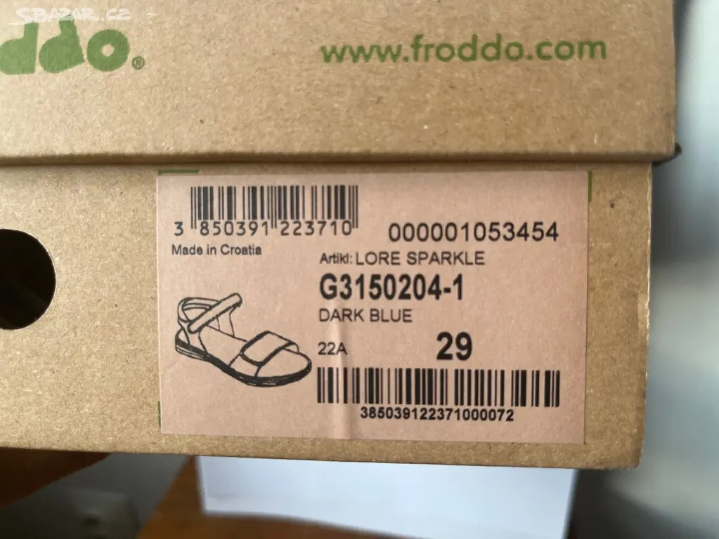 Dívčí sandálky Froddo Lore Sparkle vel. 29 - 7