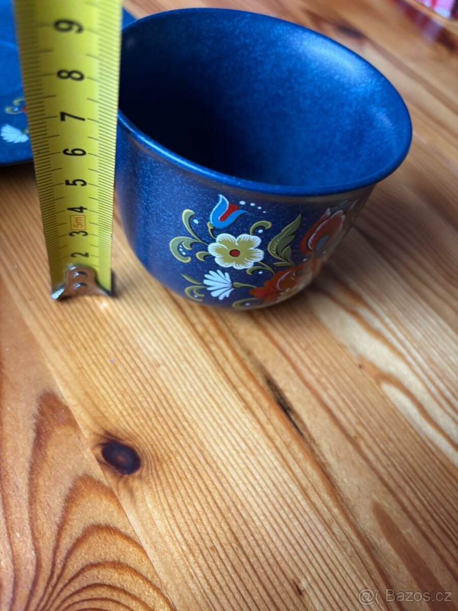 Retro sada modrá - 7