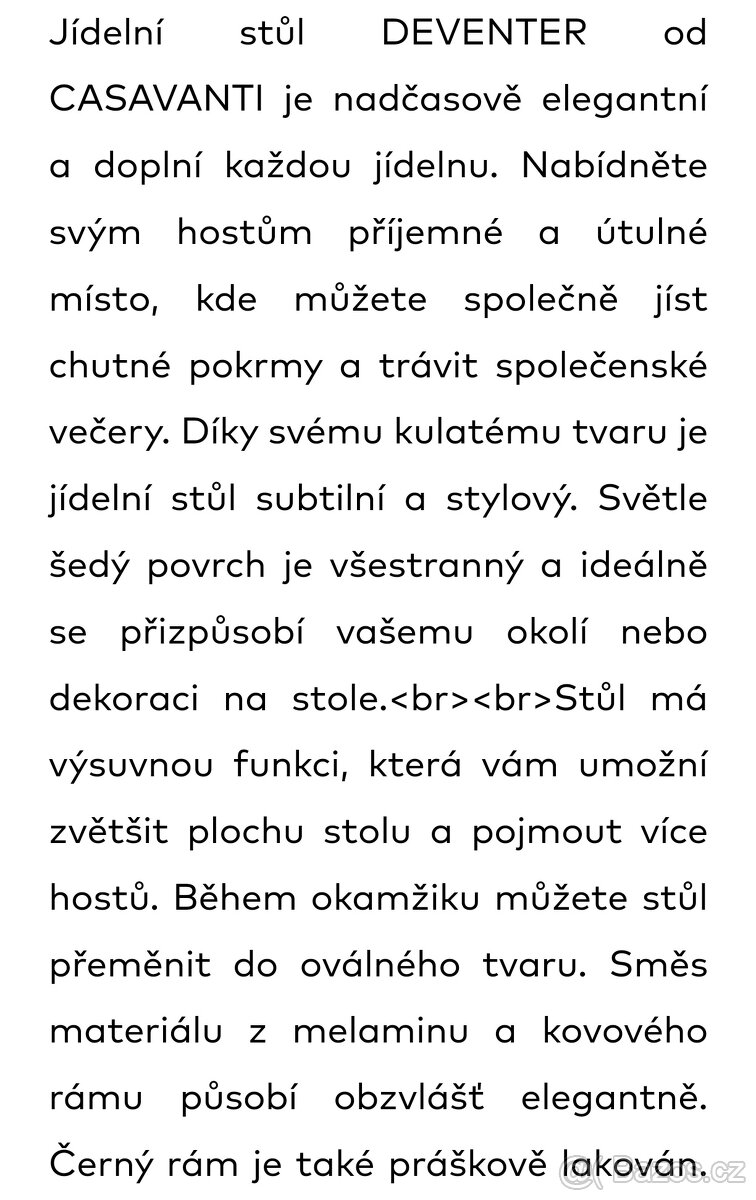 Jídelní stůl NOVÝ - VELKÁ SLEVA - 7