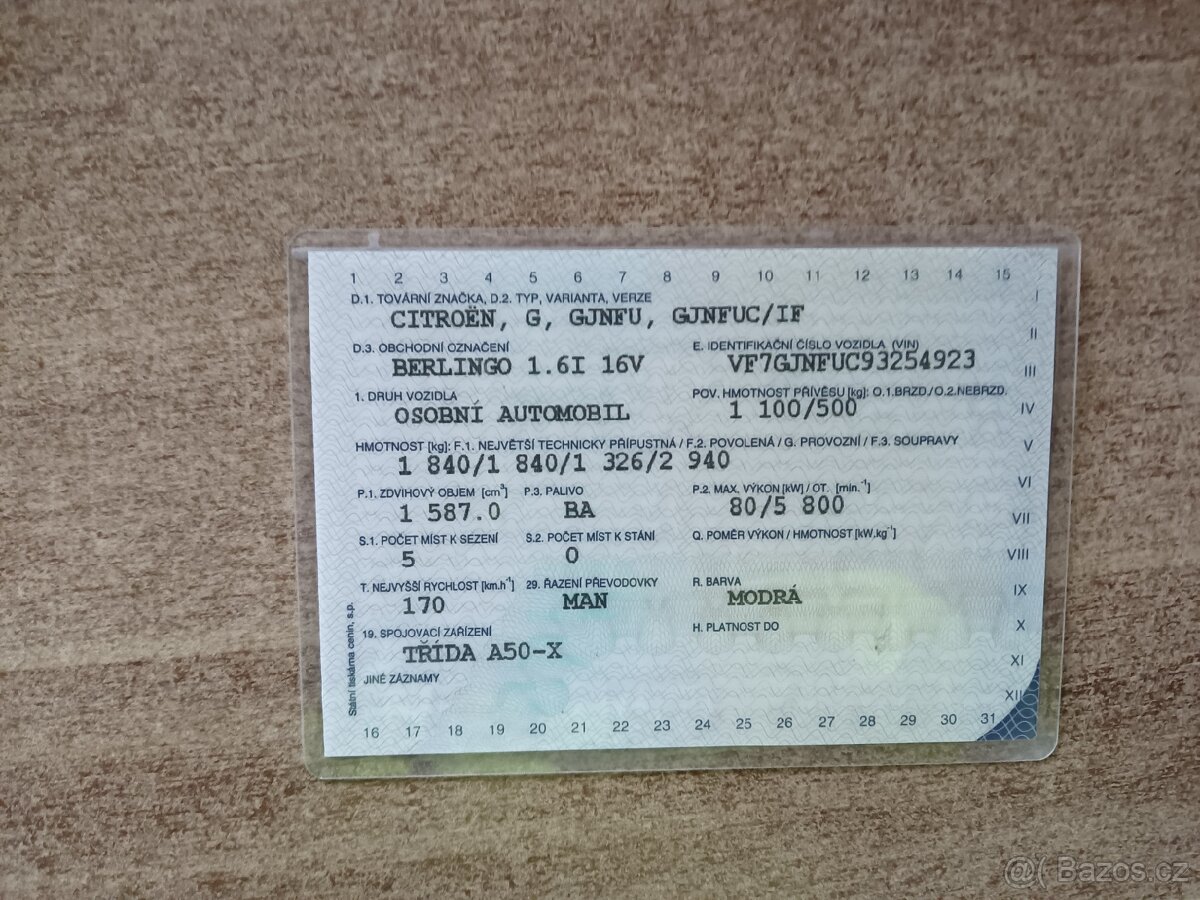 Citroen Berlingo 1.6i 16V 80 kW rv 2005 - 7