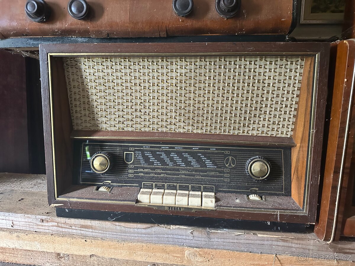 Prodám 6 starožitných rádií Tesla - 7