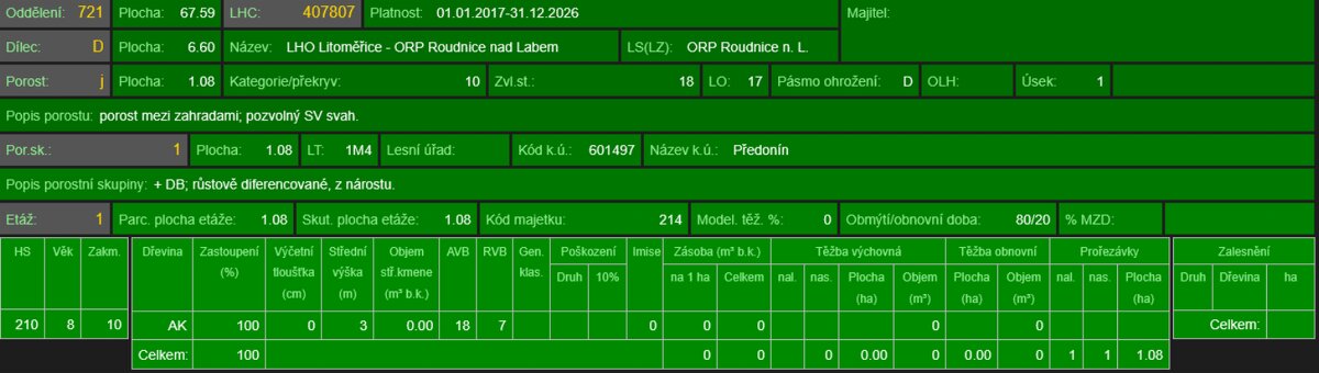 Prodej lesního pozemku v k.ú. Předonín - 7
