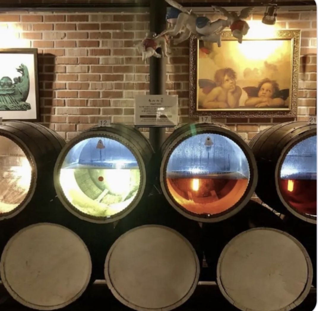 Dubový sud so skleneným čelom - 7