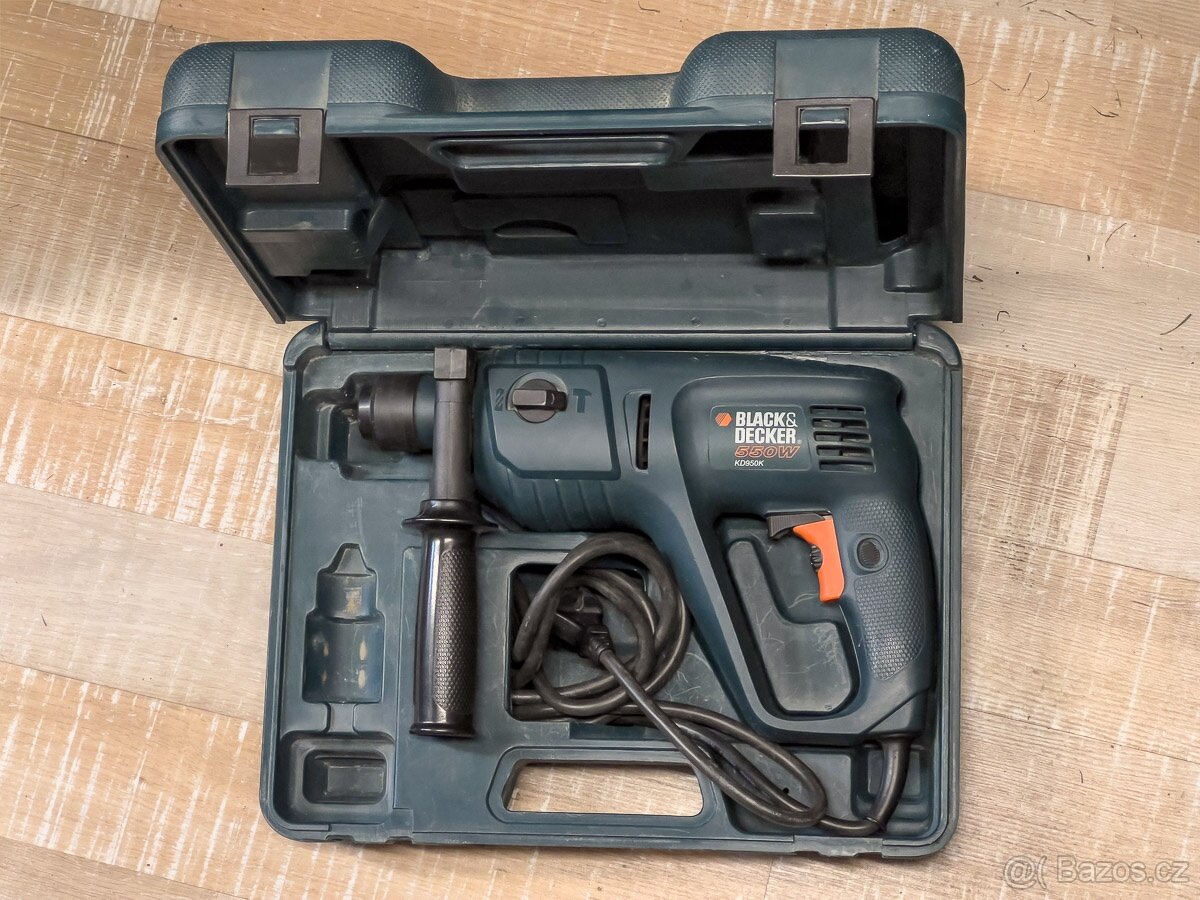 Black & Decker KD950K zachovalá vŕtačka SDS 550W - 7