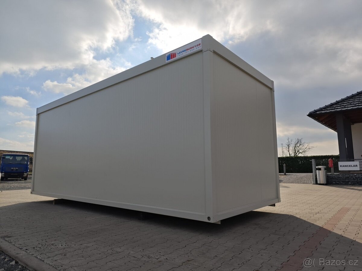 KANCELÁŘ, ZAHRADNÍ DOMEK 6.1x2.4m - 2 místnosti - 7