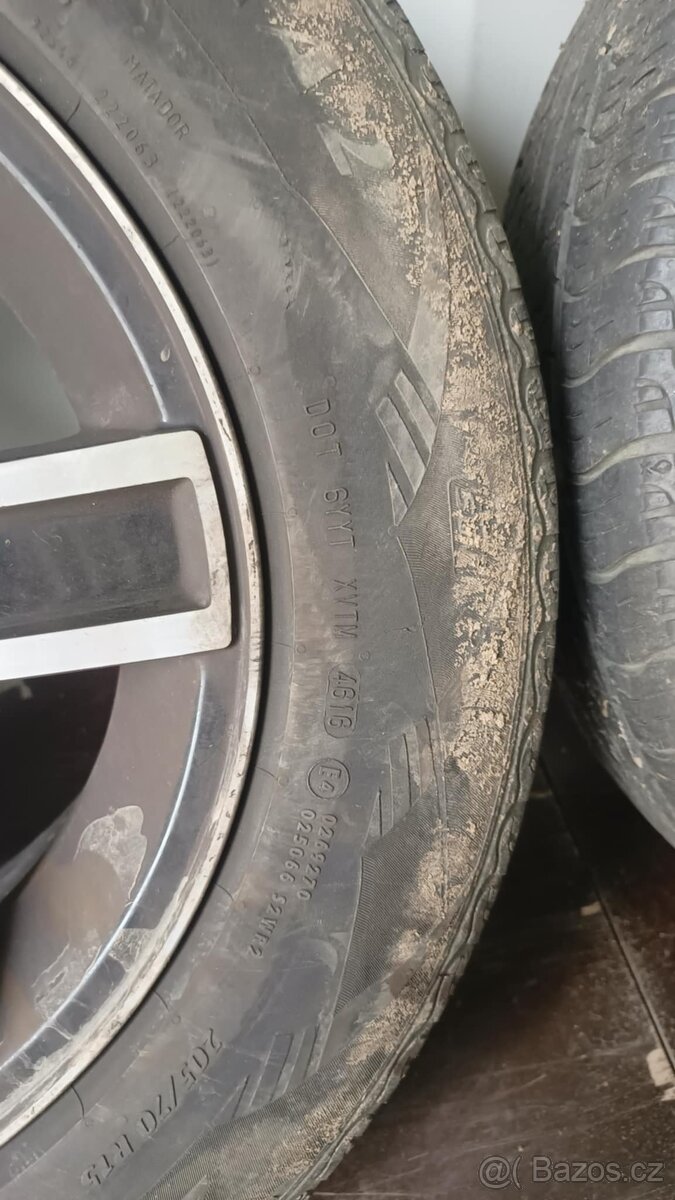 Alu kola HRS s pneu na dojetí letní 205/70 R15 H SUV - 7
