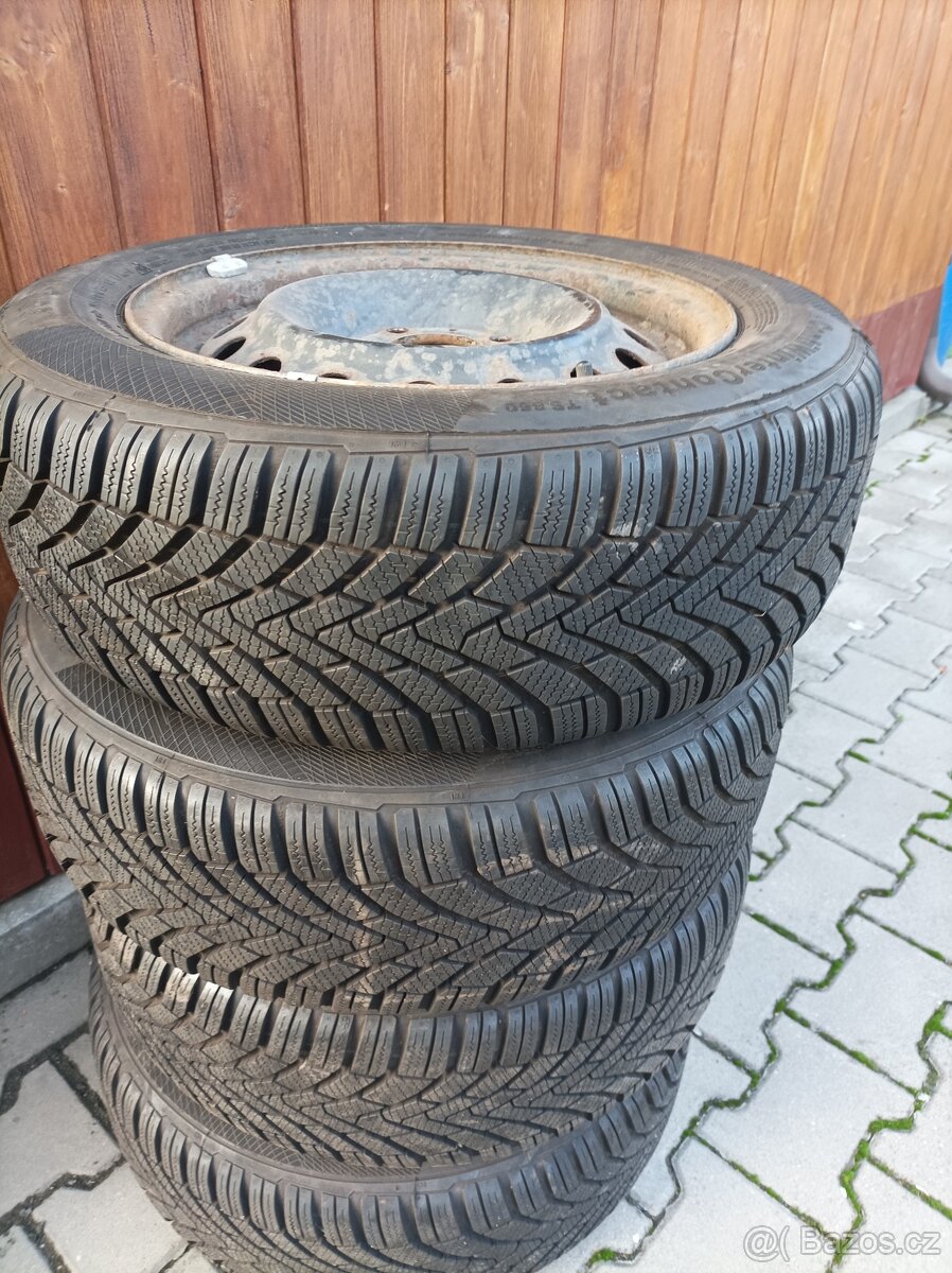 PRODEJ zimní pneu + disky R15-195/60 - 7