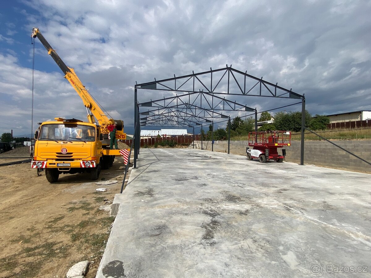 Konstrukce haly 15x30x6m - 7