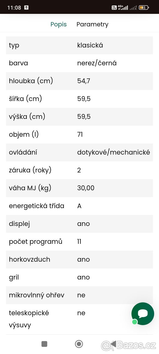 Vestavná trouba Gorenje - 7