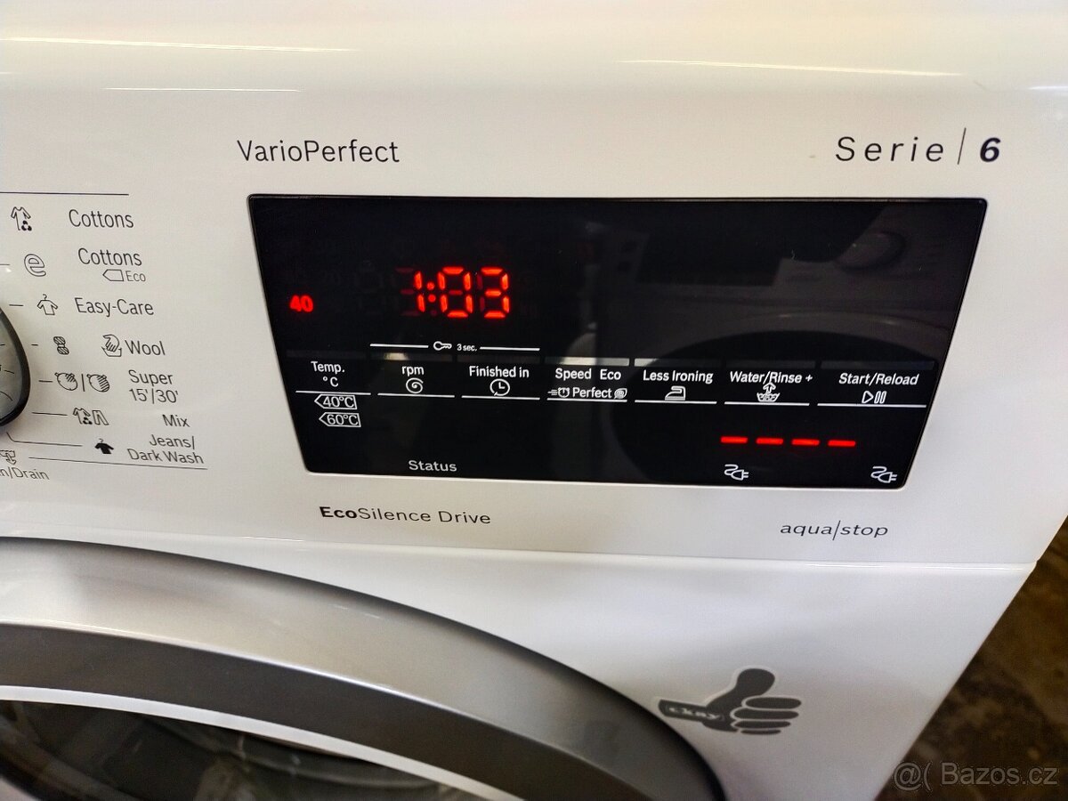 Prodám plně funkční zánovní dig. pračku zn.Bosch-8KG-DOVEZU- - 7