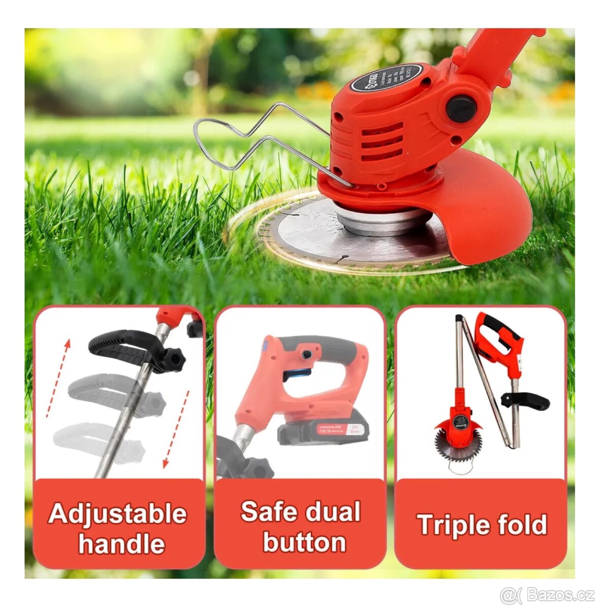 Akumulátorová sekačka na trávu - 7