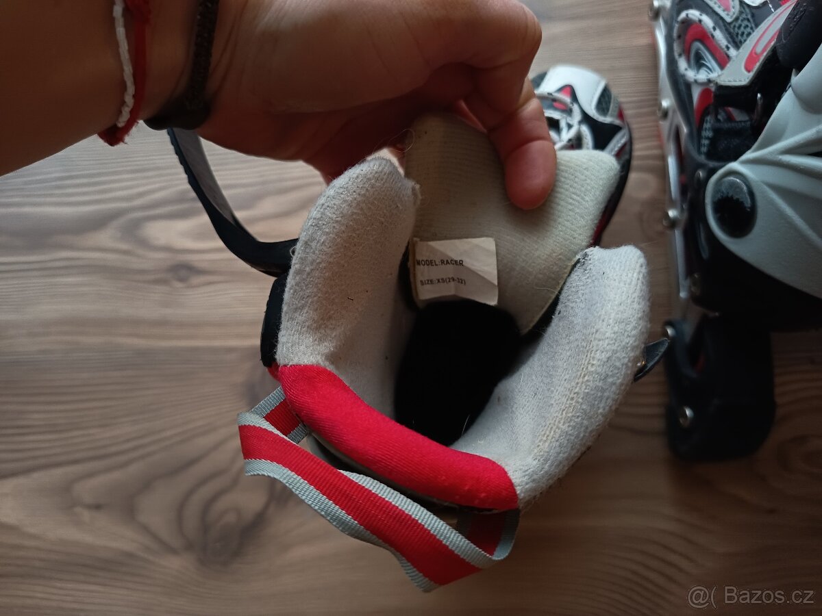 Inline kolečkové dětské brusle vel 29-32 - 7