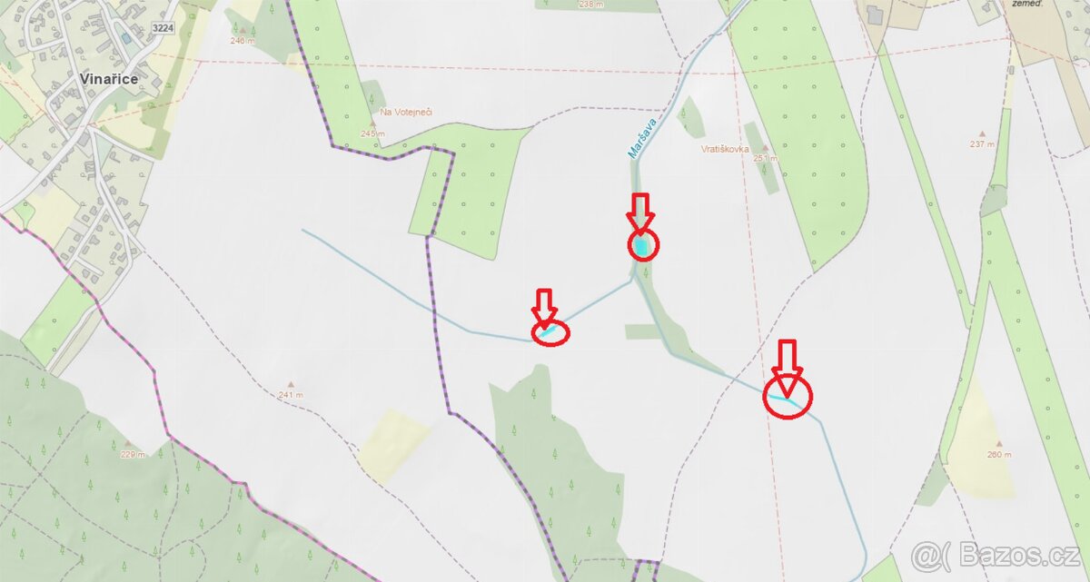 Prodám pozemky v k.ú. Kojice - 7