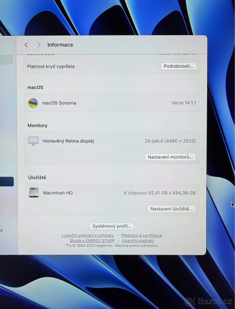 iMac 24 (2021) Apple M1 / 8GB RAM / 512GB SSD - 7