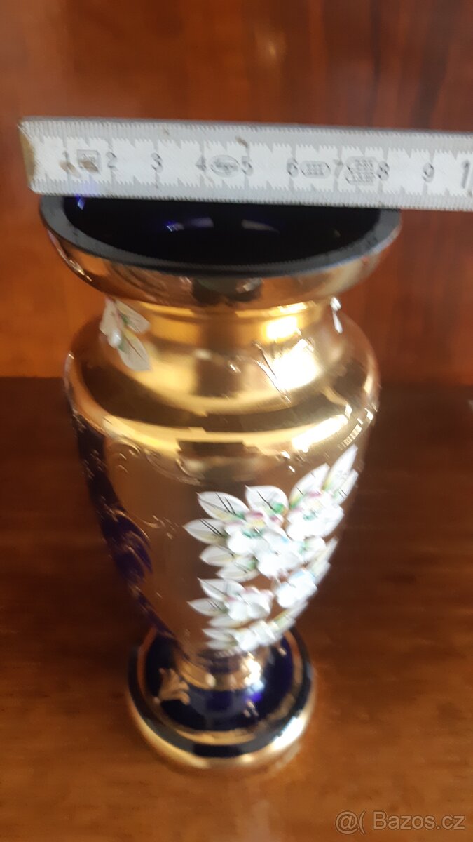 Novoborské sklo - vázy, skleničky, ... - 7