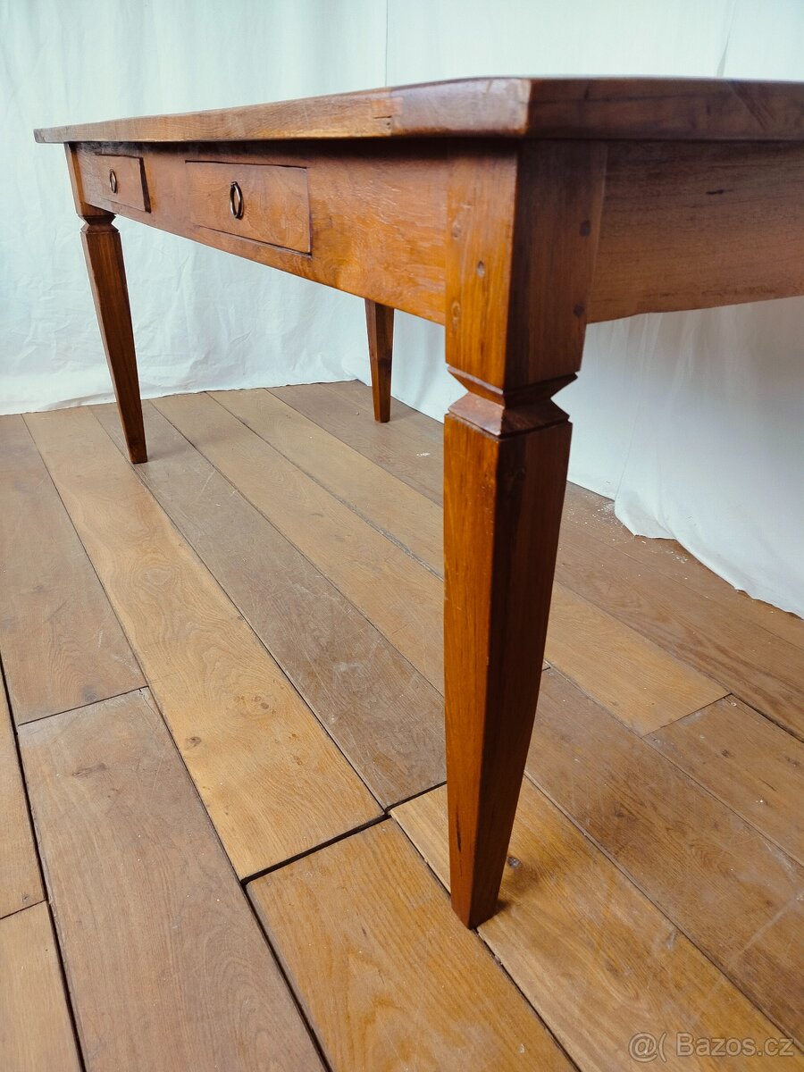 Rustikální jídelní stůl - masiv TEAK - 7