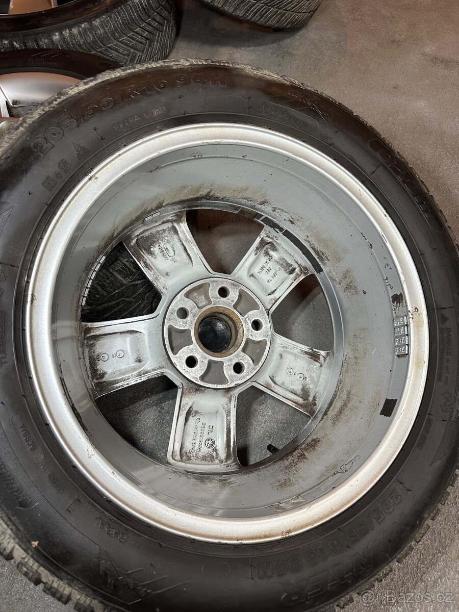 ALU Kola ŠKODA 5x112 R16 ILIAS Zimní Pneu 205/55/16 - 7