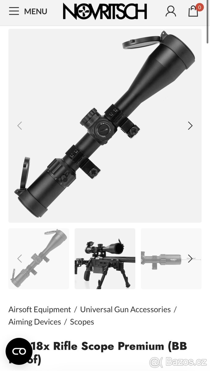 Airsoft odstřelovací puška - 7