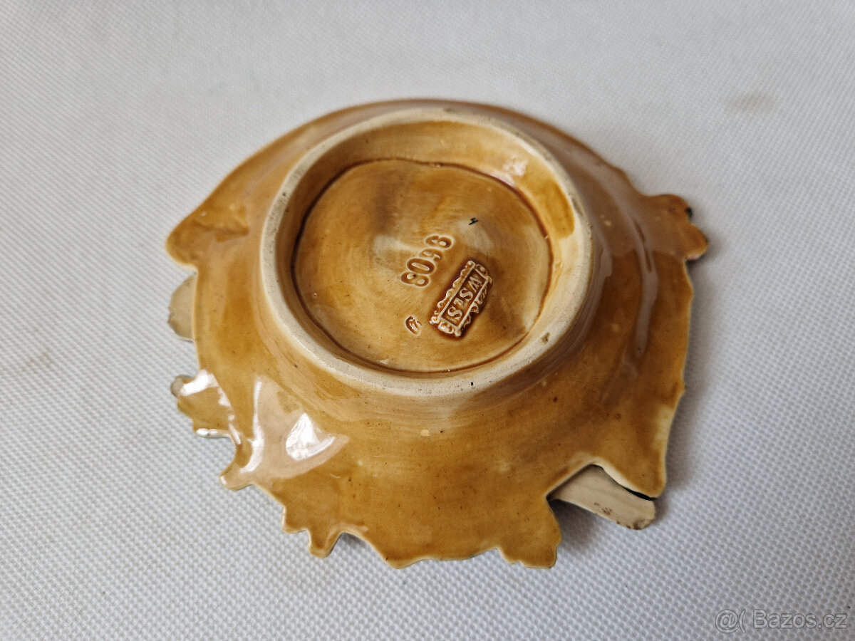 Starožitný myslivecký keramický popelník Wilhelm Schiller - 7