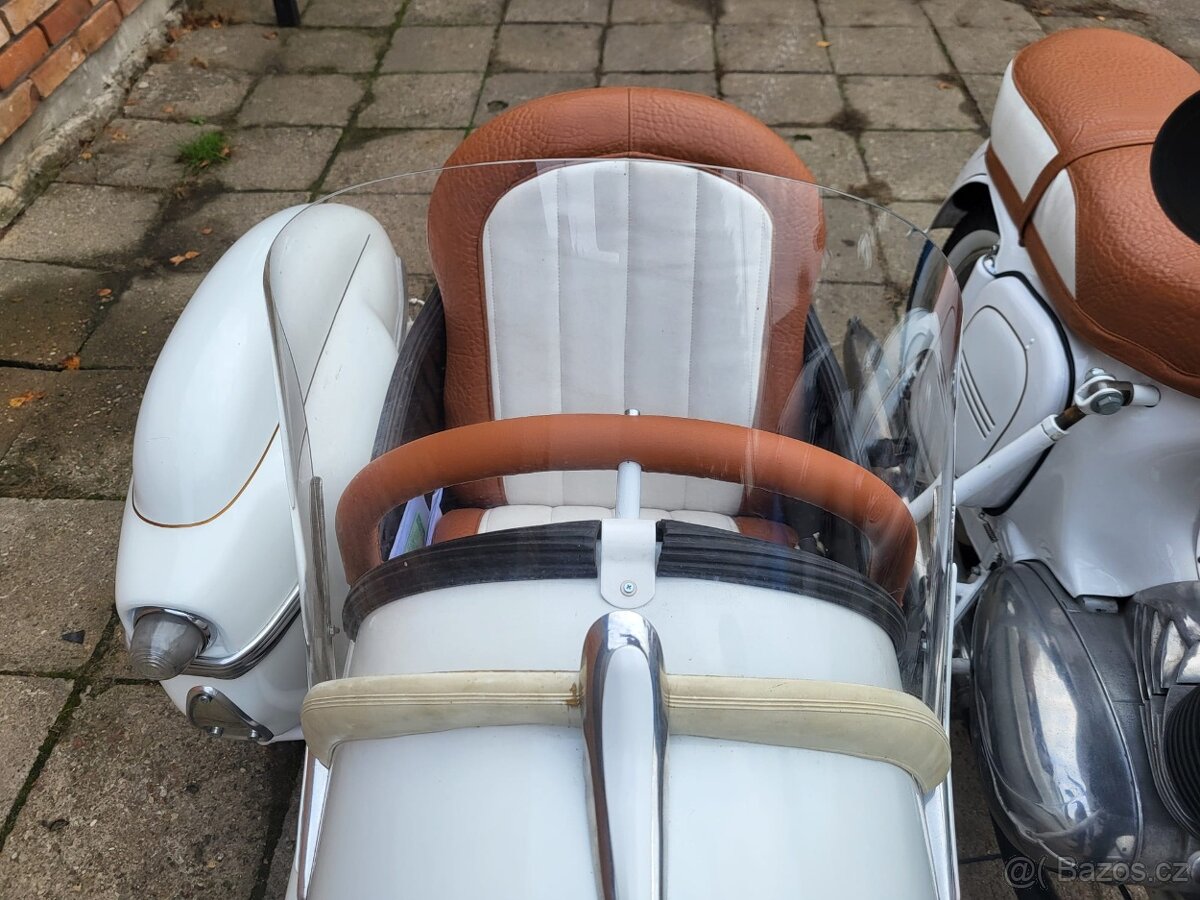 Jawa 350/360 se sidecar Velorex 560 profi renovace - 7
