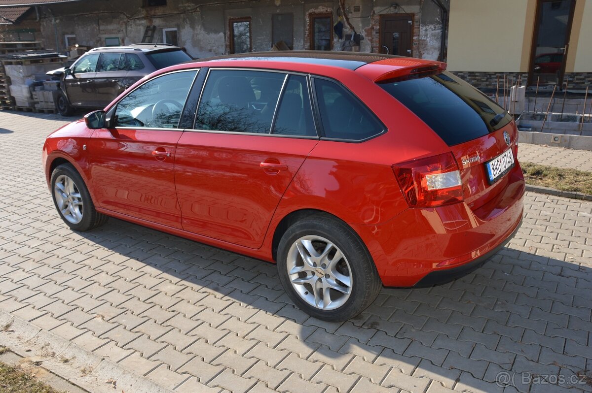 Škoda Rapid 1.4TSI 90kW DSG 91tkm 04/15 klima ALU panorama - 7