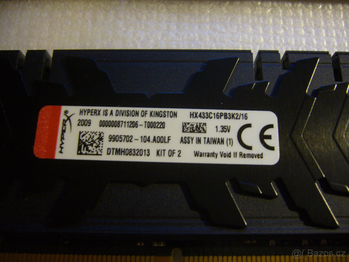 HyperX 16GB KIT DDR4 3333MHz CL16 Predator SHX433C16PB3K2/16 - 7