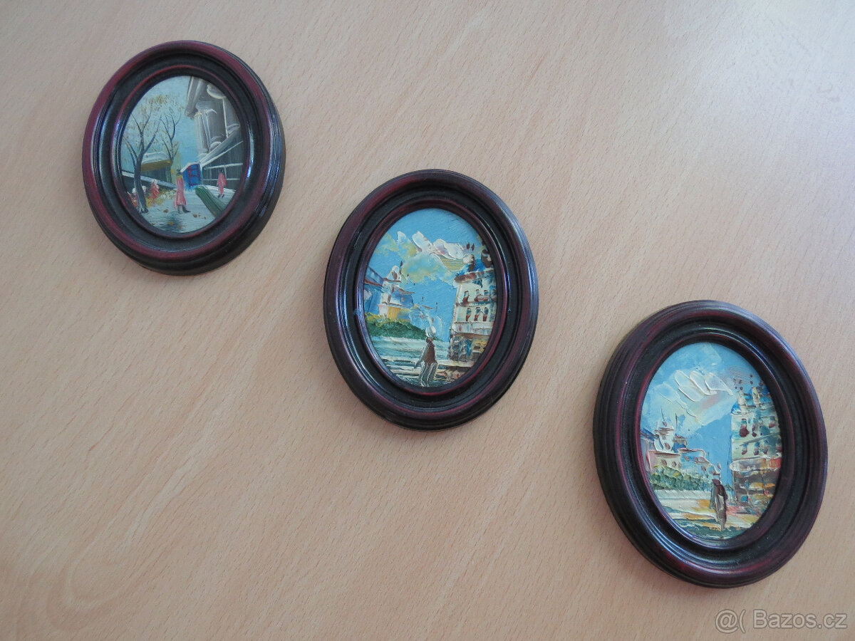 Hrnečky, obrázky, retro prostírání, andělíčci - 7