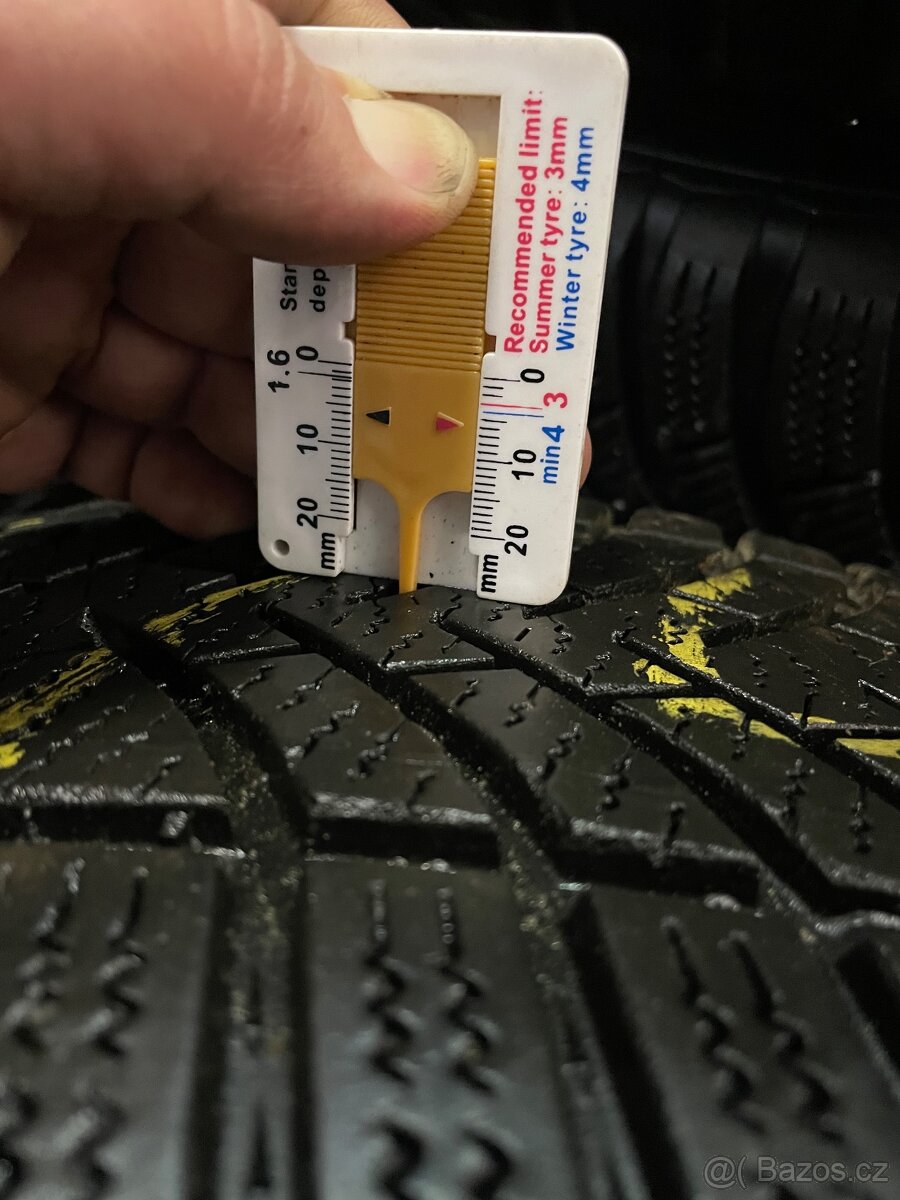 4x108 R17 6,5J ET20 Opel Crossland X + 215/50 R17 zimné - 7